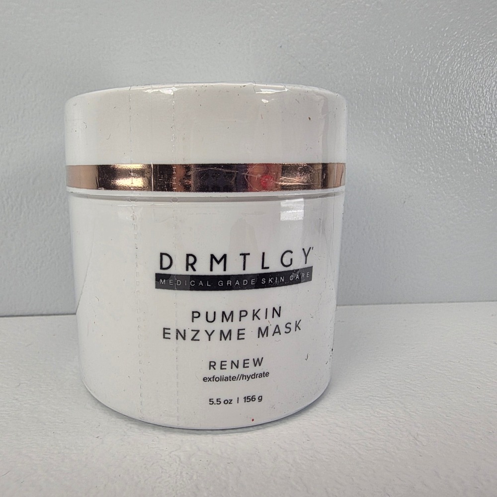 DRMTLGY Pumpkin Enzyme Mask‎ Renew Exfoliate Hydrate 5.5 oz New